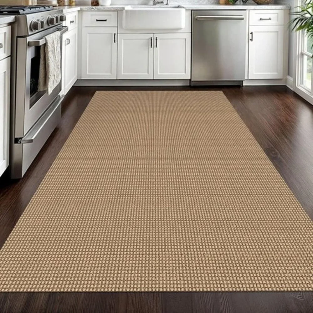 New 4x6 Woven Area Rug, Non-Slip, Washable Cotton Braided Throw Rug for Entryway